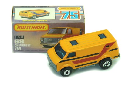 camioneta van matchbox