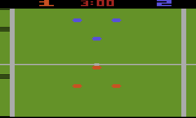 pantallazo juego atari peleÂ´s soccer