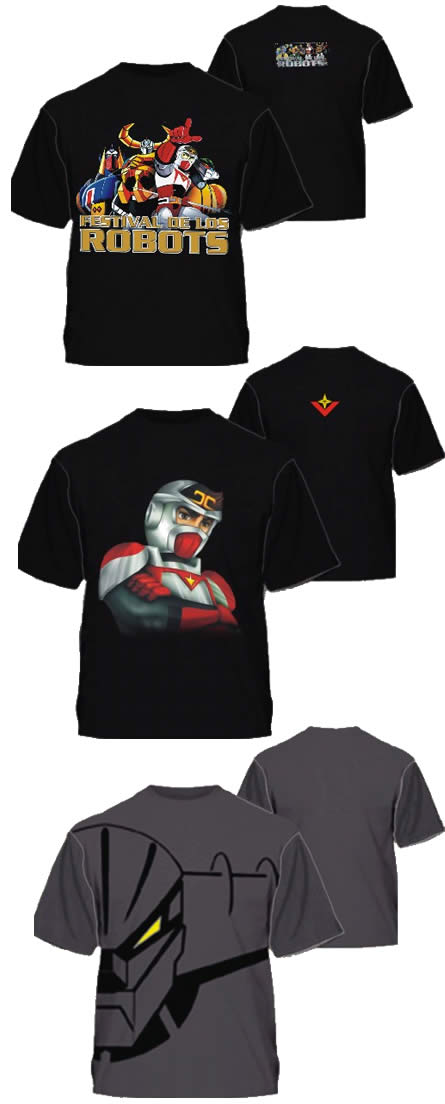 Franelas de robots de la Fundación de Apoyo a los niños autistas