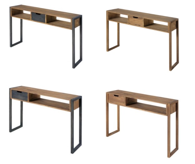 Consolas de madera para decorar el recibidor, ¿la mejor idea