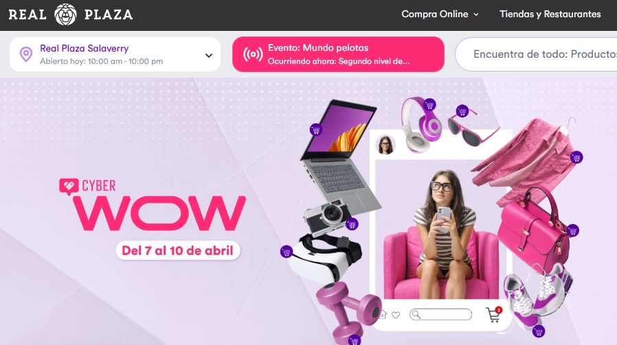 ¡Aprovecha el Cyber Wow de Real Plaza y disfruta de las mejores ofertas!