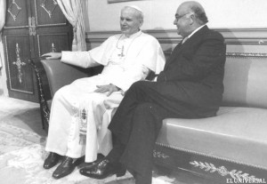 juan pablo segundo con jaime lusinchi en venezuela