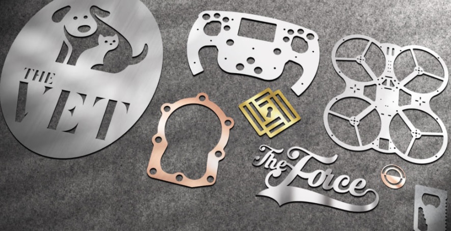 Diseño de piezas de metal con corte láser