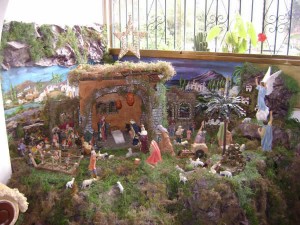 Montar nacimiento navidad