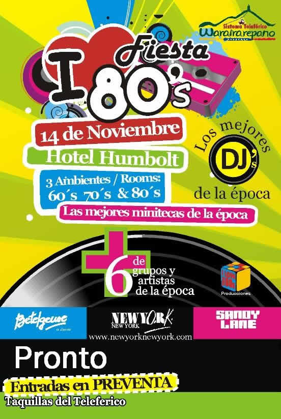 Fiesta 80s | Fiesta de los ochentas | Fiesta I love 80s