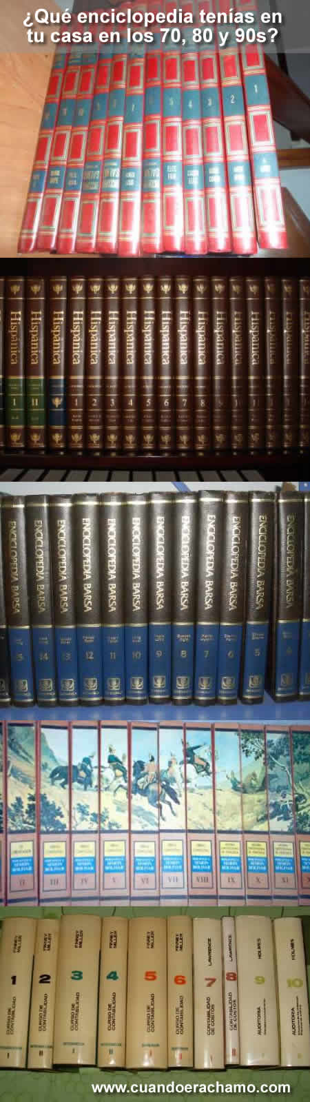 enciclopedias de los 70, 80 y 90