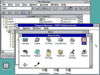 Windows 3.1 aplicaciones