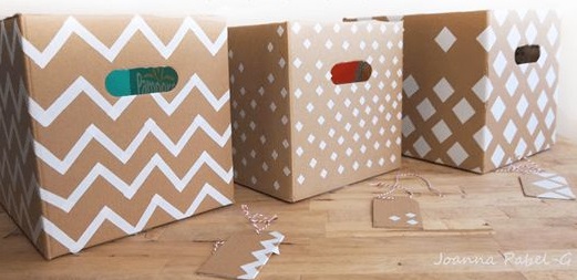cajas de cartón decoración