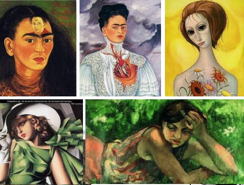 mujeres famosas pintoras